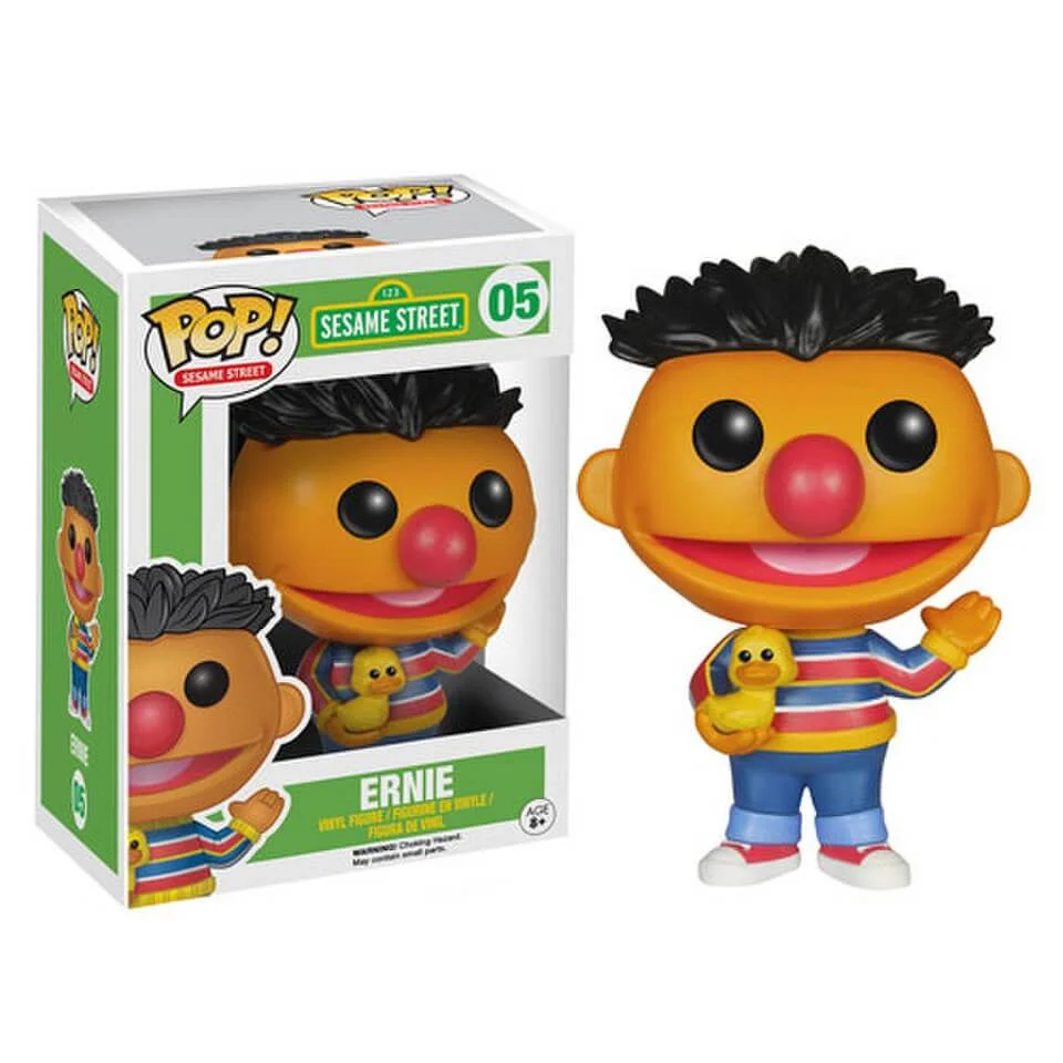 Sesame Street Ernie Pop! Vinyl Figure Image 1