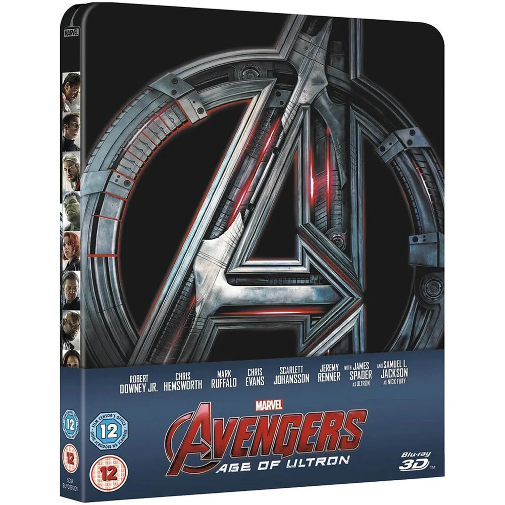 Avengers: Ages of Ultron 3D (Includes 2D Version) - Zavvi UK Exclusive Limited Edition Steelbook Image 1