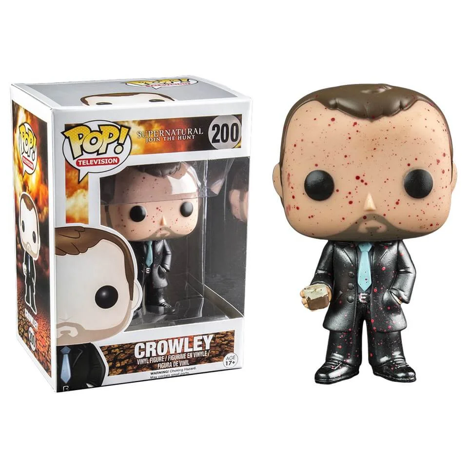Supernatural Crowley Bloody Exclusive Pop! Vinyl Figure Image 1