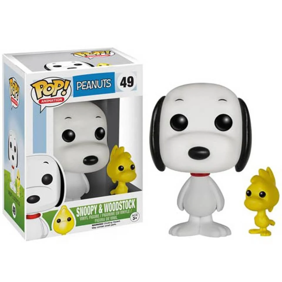Peanuts Snoopy and Woodstock Pop! Vinyl Figure Image 1