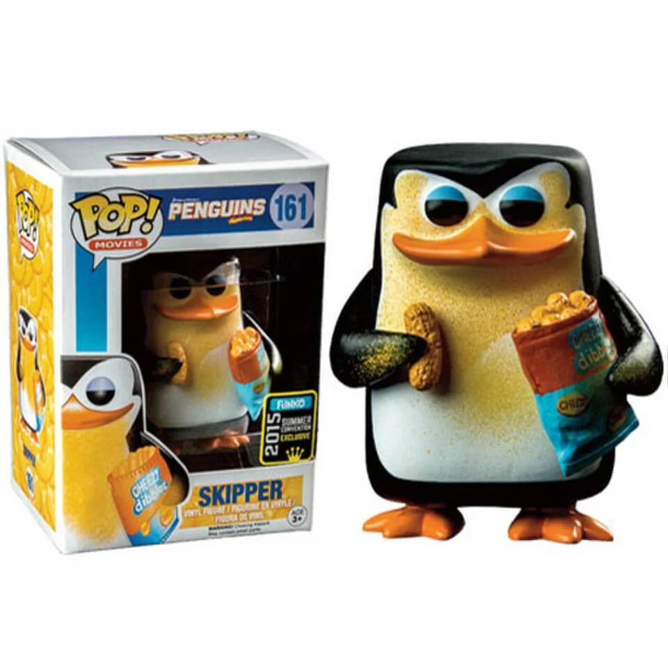 Penguins Of Madagascar Skipper Cheesy SDCC Exclusive Pop! Vinyl Figure Image 1