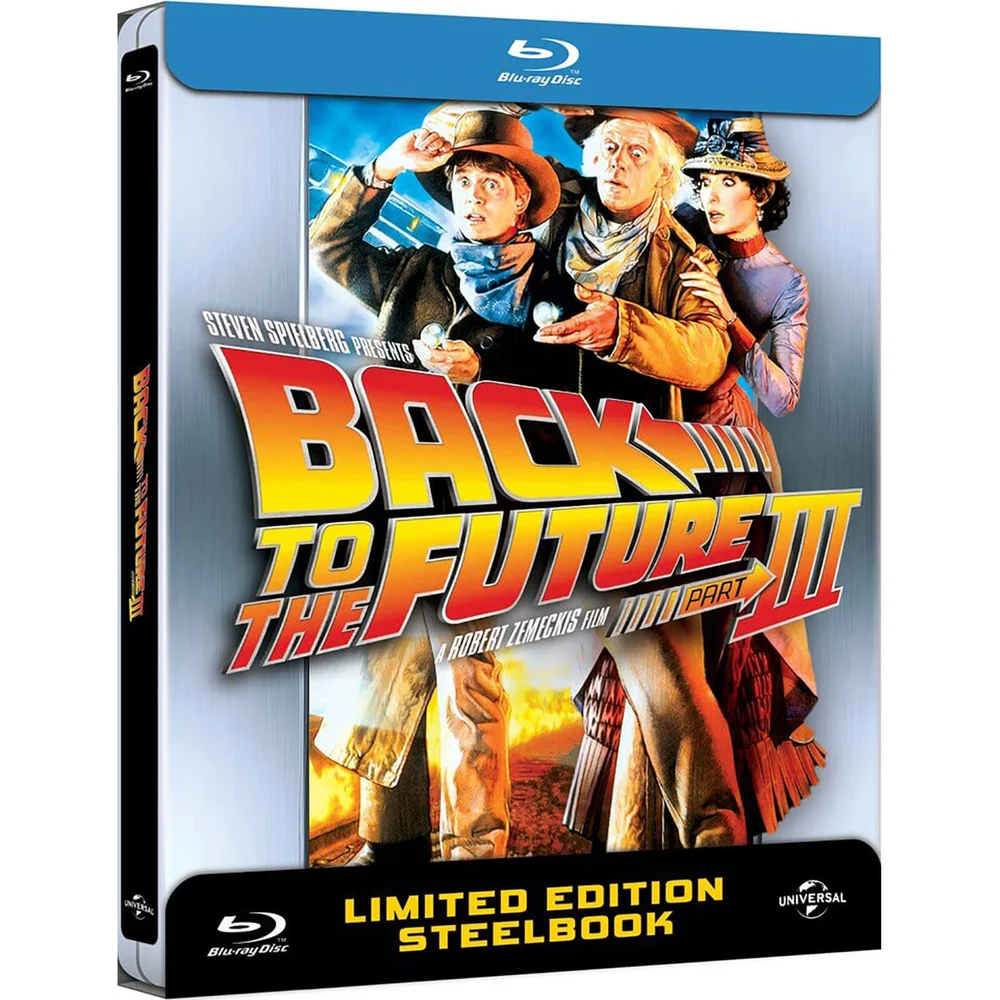 Back to The Future 3 - Zavvi UK Exclusive Limited Anniversary Edition Steelbook Image 1