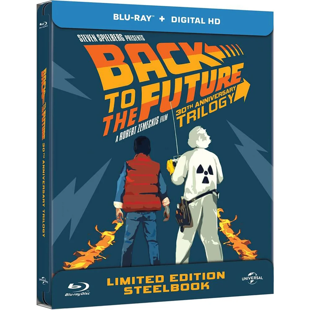 Back to The Future Trilogy - Zavvi UK Exclusive Limited Edition Steelbook Boxset (Limited to 1000) Image 1