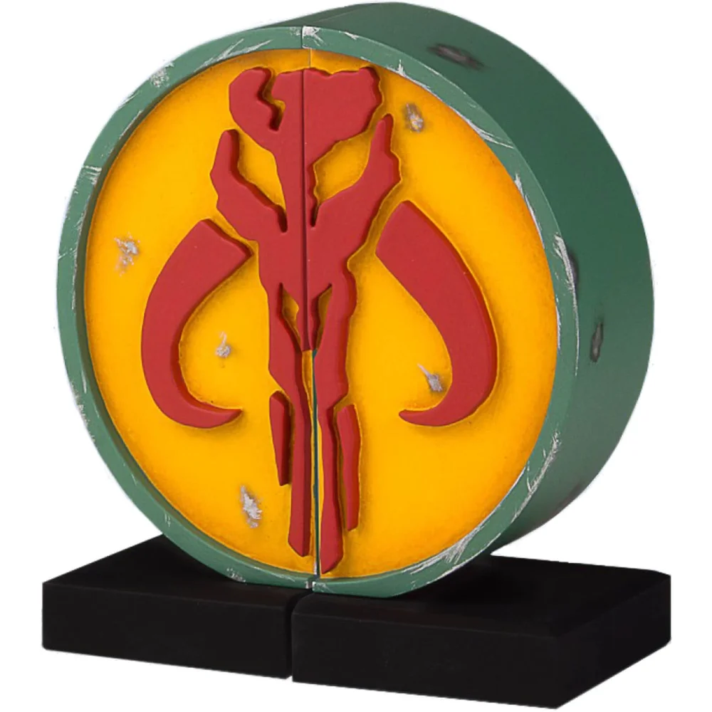 Gentle Giant Star Wars Mandalorian Logo Bookends - 15cm Image 1