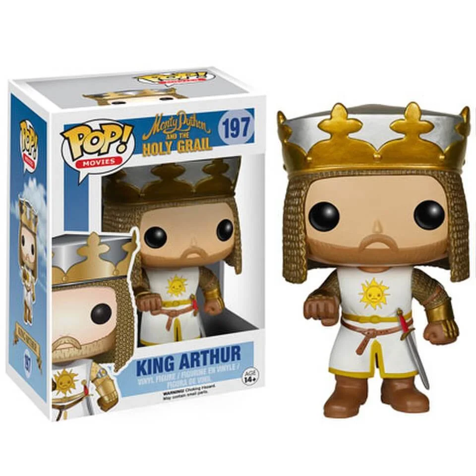 Monty Python and the Holy Grail King Arthur Pop! Vinyl Figure Image 1