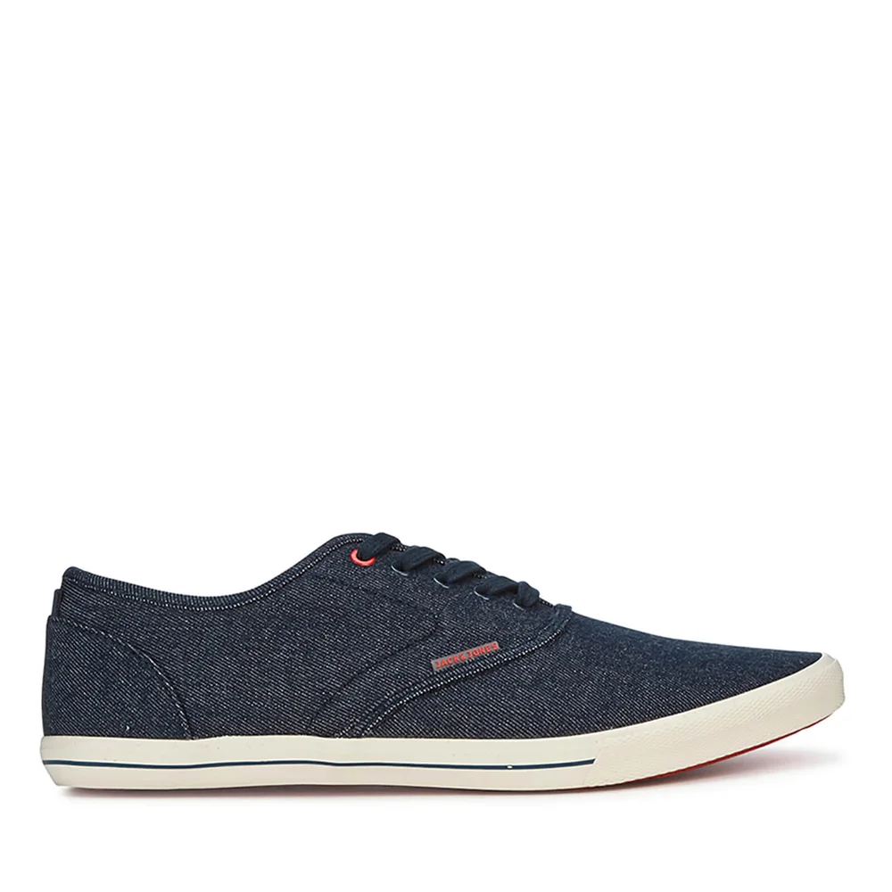 Jack & Jones Men's Spider Canvas Pumps - Light Blue Denim - UK 6 - Blue Image 1