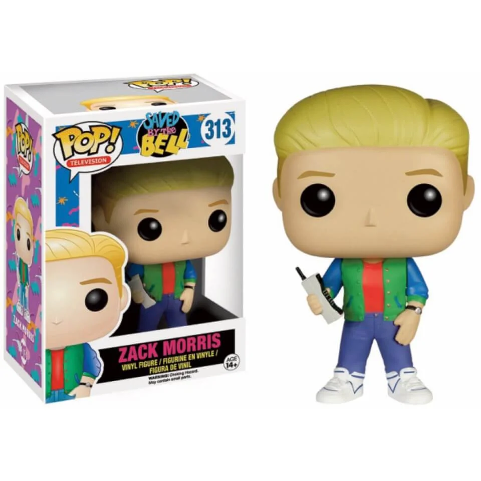 Saved By The Bell Zack Morris Pop! Vinyl Figure Image 1