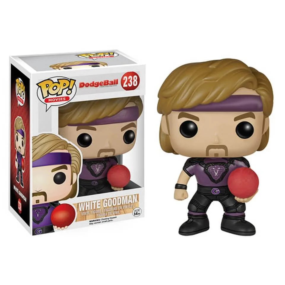 Dodgeball White Goodman Pop! Vinyl Figure Image 1