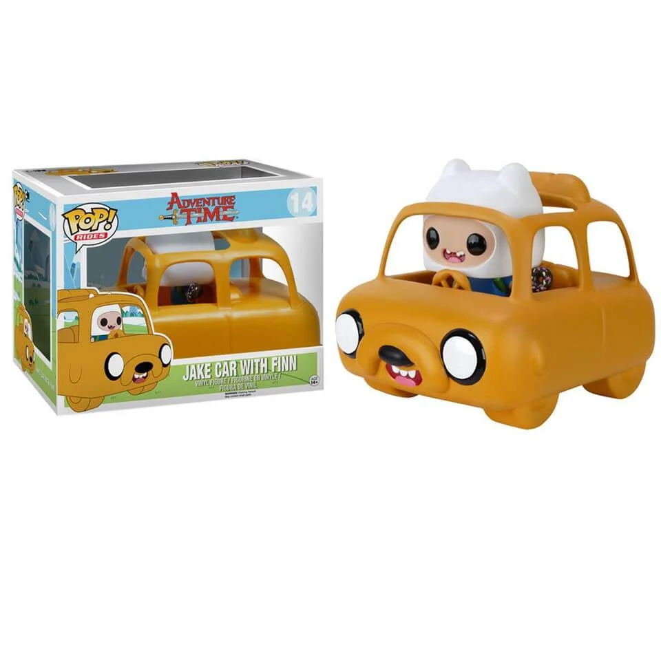 Adventure Time Jake Car And Finn Pop! Vinyl Figure Image 1