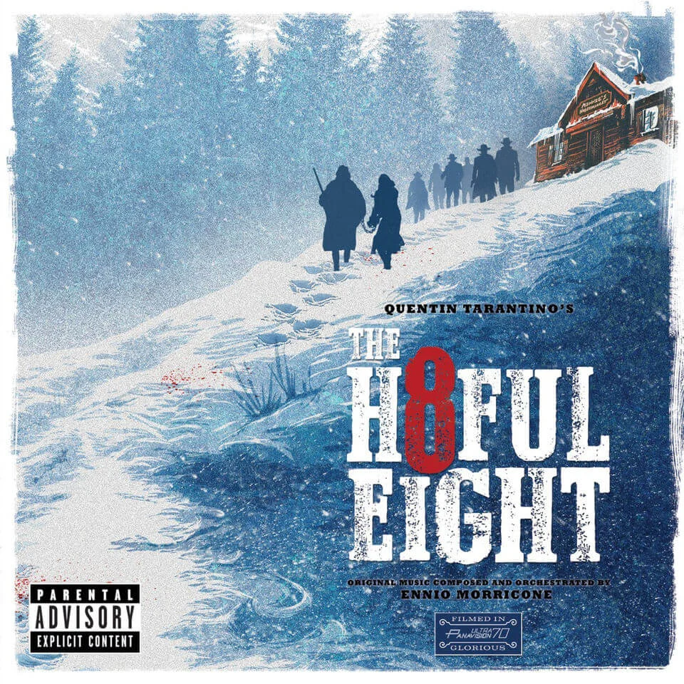 Quentin Tarantino's The Hateful 8 - The Original Soundtrack OST (2LP) - Ennio Morricone - Black Vinyl Image 1