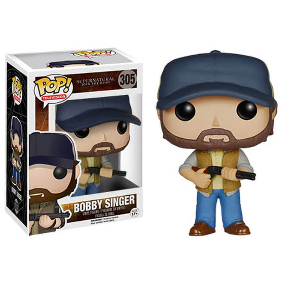 Supernatural Bobby Singer Pop! Vinyl Figure Image 1