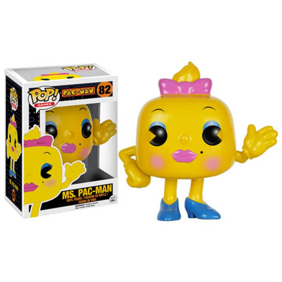 Pac-Man Ms. Pac-Man Pop! Vinyl Figure Image 1