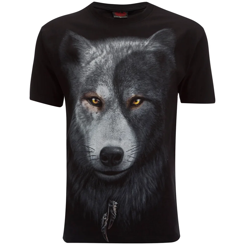 Spiral Men's Wolf Chi T-Shirt - Black - S - Black Image 1