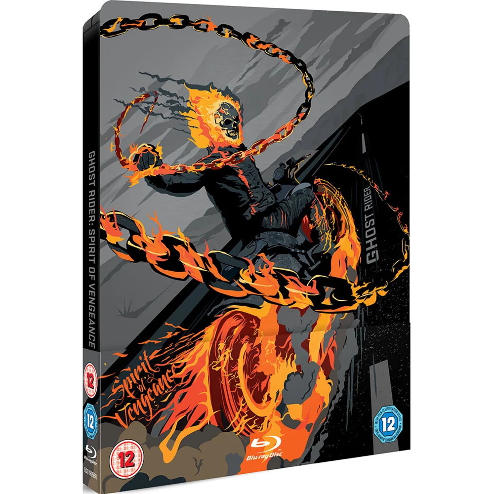 Ghost Rider: Spirit of Vengeance - Zavvi UK Exclusive Limited Edition Steelbook Image 1