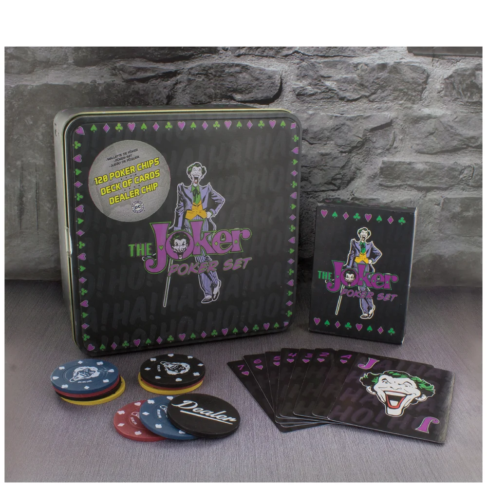 DC Comics The Joker Poker Set Image 1