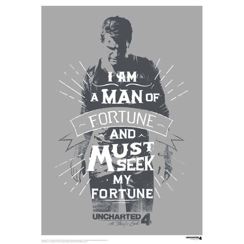 Uncharted 4 Exclusive Art Print - Limited to 995 Worldwide Image 1