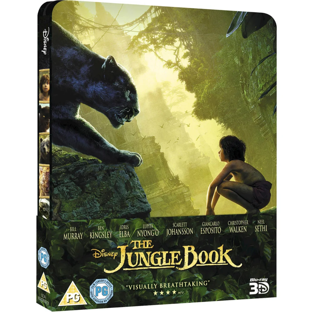 The Jungle Book 3D (Includes 2D Version) - Zavvi UK Exclusive Limited Edition Steelbook Image 1