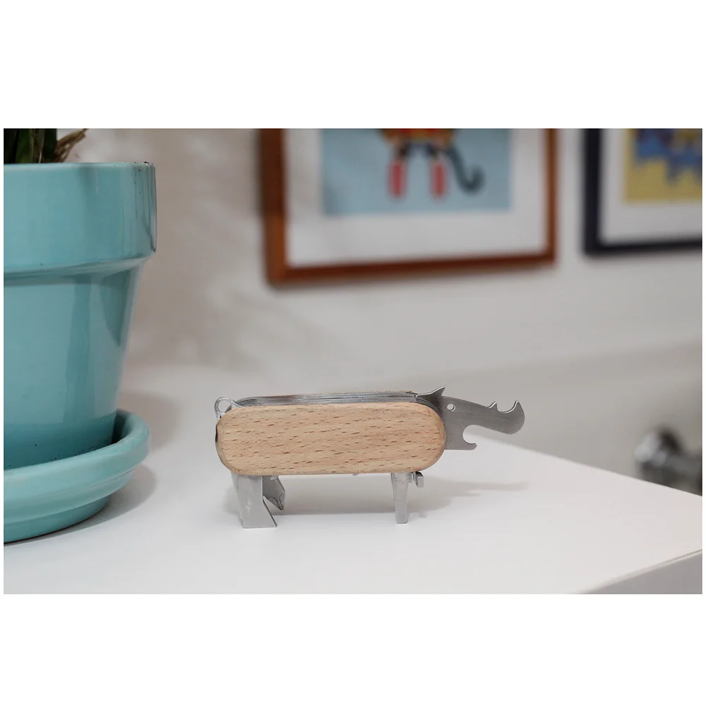 Animal 7-in-1 Multi-Tool - Brown/Silver Image 1
