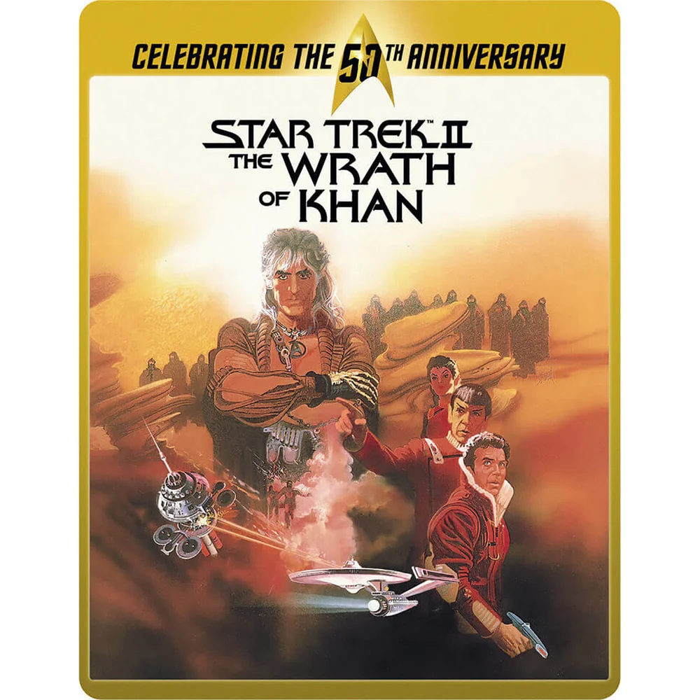 Star Trek 2 - The Wrath Of Khan Directors Cut (Limited Edition 50th Anniversary Steelbook) (UK EDITION) Image 1