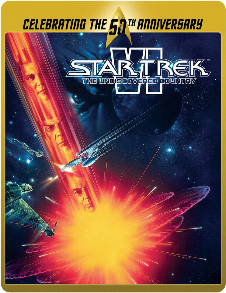 Star Trek 6 - The Undiscovered Country (50th Anniversary Steelbook) (UK EDITION) Image 1