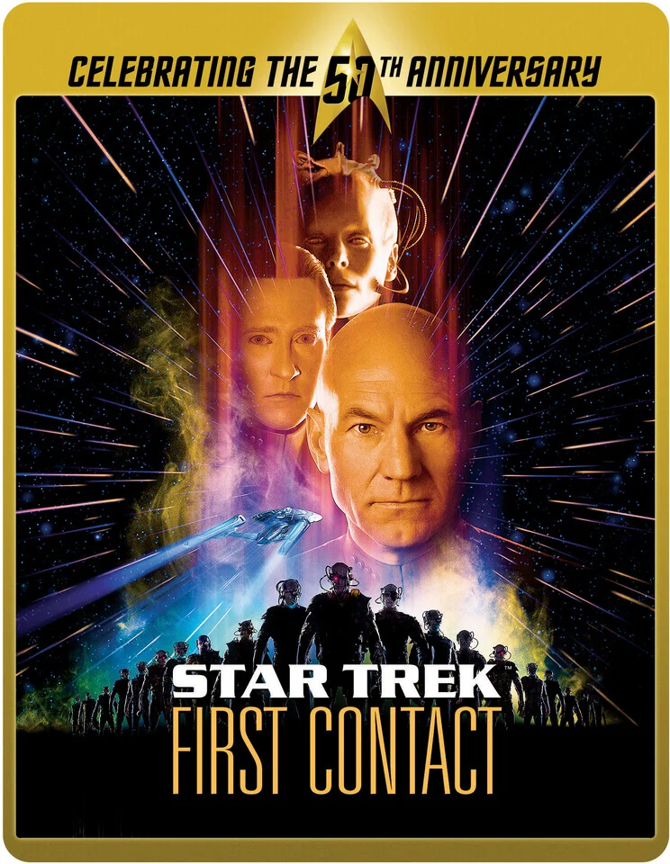 Star Trek 8 - First Contact (Limited Edition 50th Anniversary Steelbook) (UK EDITION) Image 1