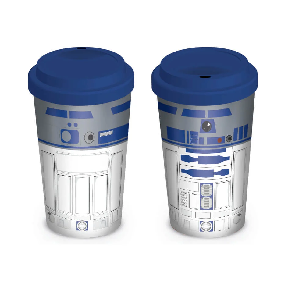 Star Wars R2-D2 Ceramic Travel Mug - Blue Image 1