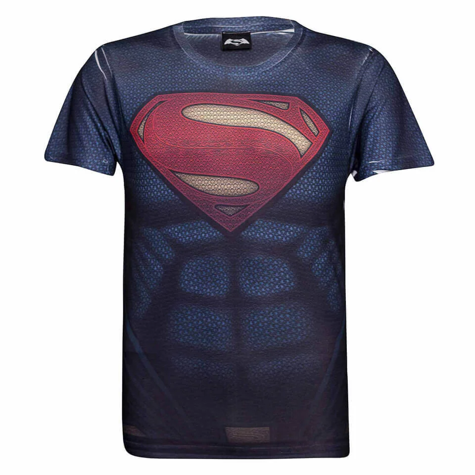 DC Comics Men's Superman Muscle T-Shirt - Blue - S - Blue Image 1