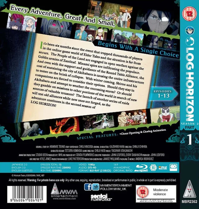 Log Horizon - Season 2: Part 1