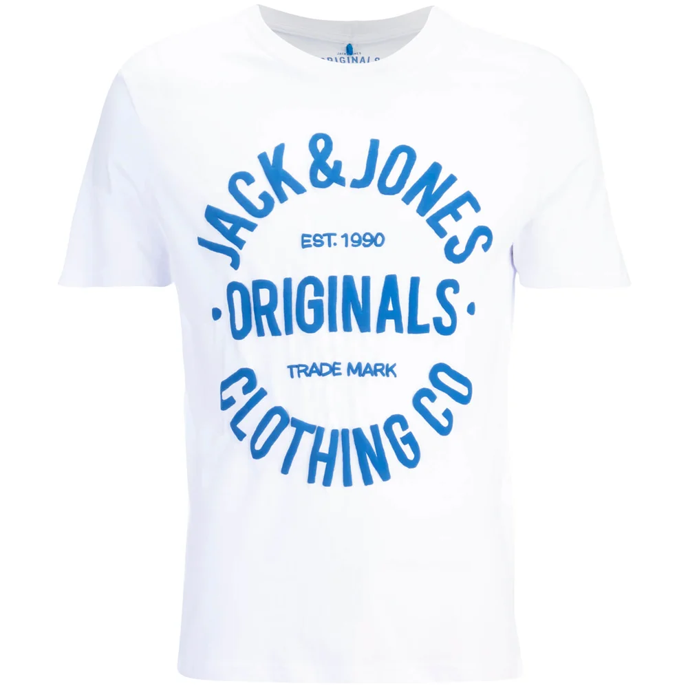 Jack & Jones Men's Originals Clumens T-Shirt - White - S - White Image 1