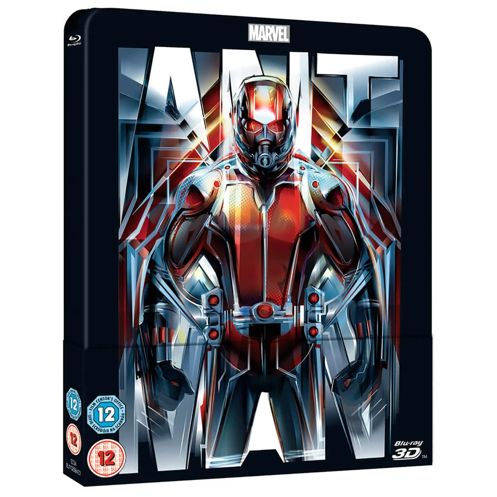 Ant-Man 3D (Includes 2D Version) - Zavvi UK Exclusive Lenticular Edition Steelbook Image 1