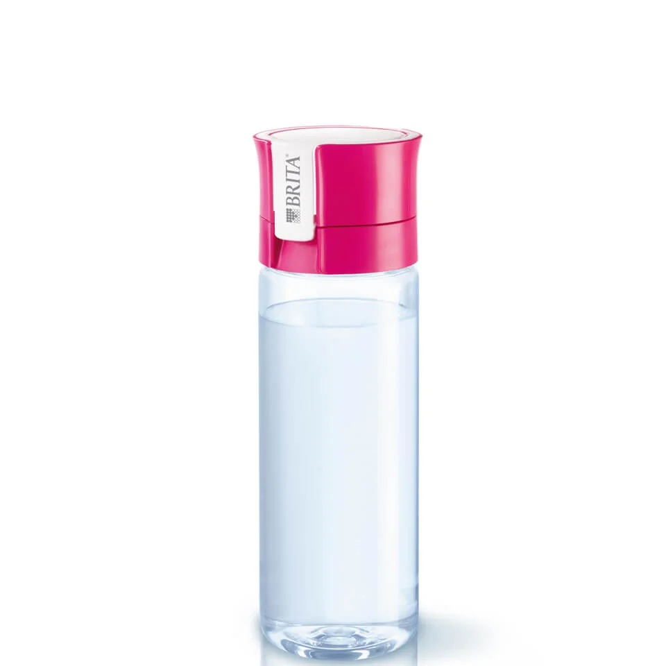 BRITA Fill & Go Vital Water Bottle - Pink (0.6L) Image 1