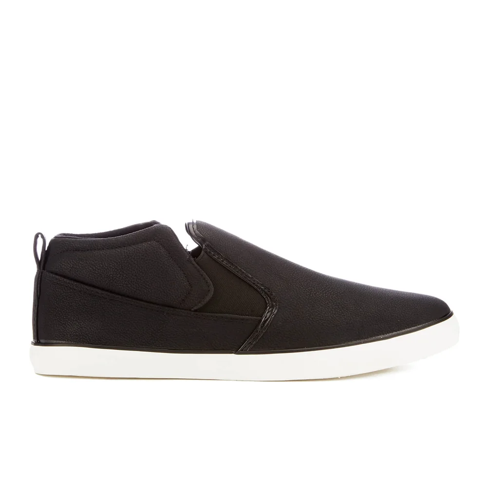 Brave Soul Men's Peate Slip On Trainers - Black - UK 6 - Black Image 1