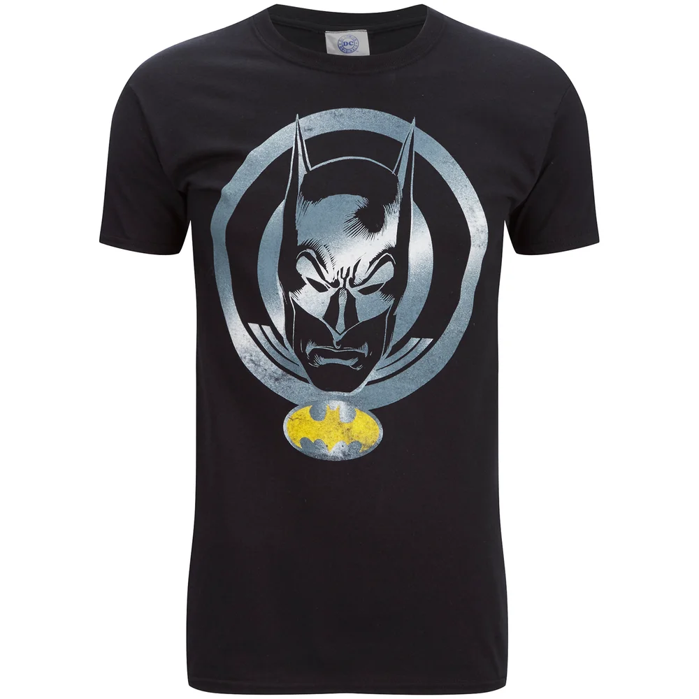 DC Comics Men's Batman Coin T-Shirt - Black - S Image 1