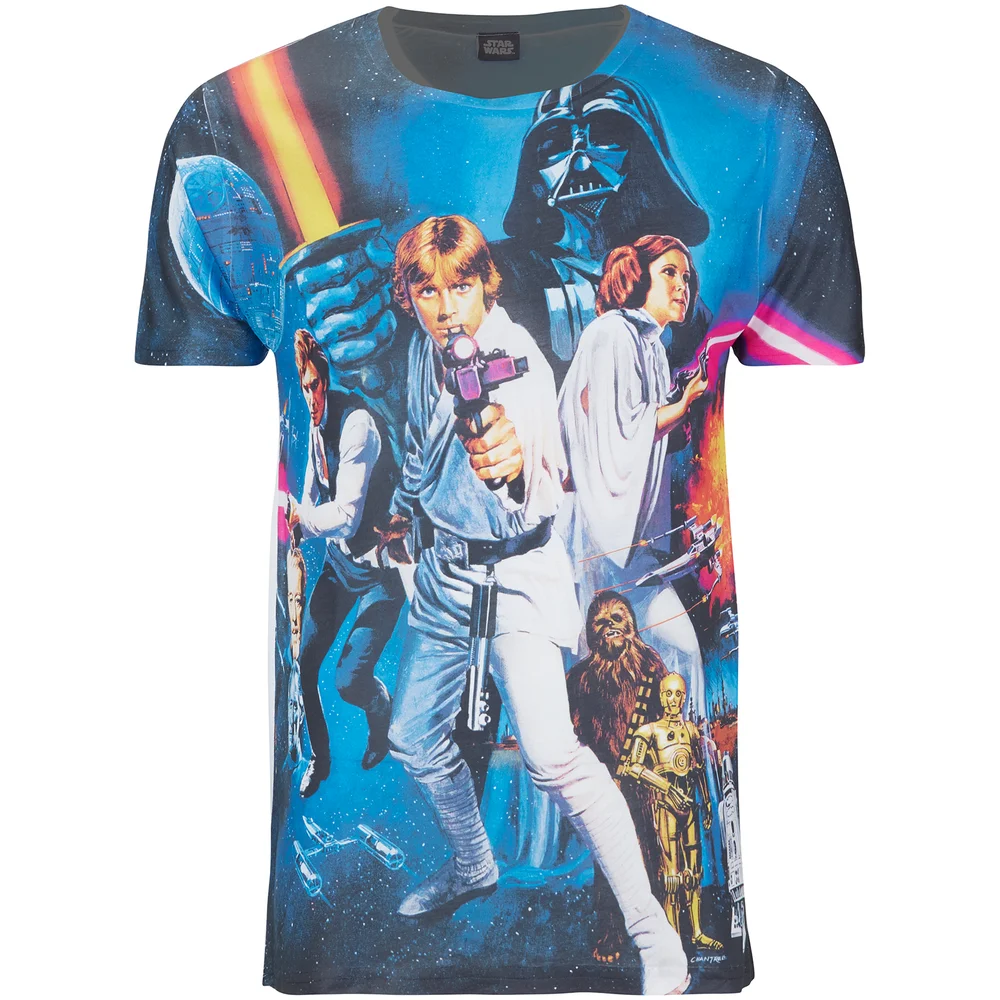 Star Wars Men's Classic Poster T-Shirt - Black - S - Black Image 1