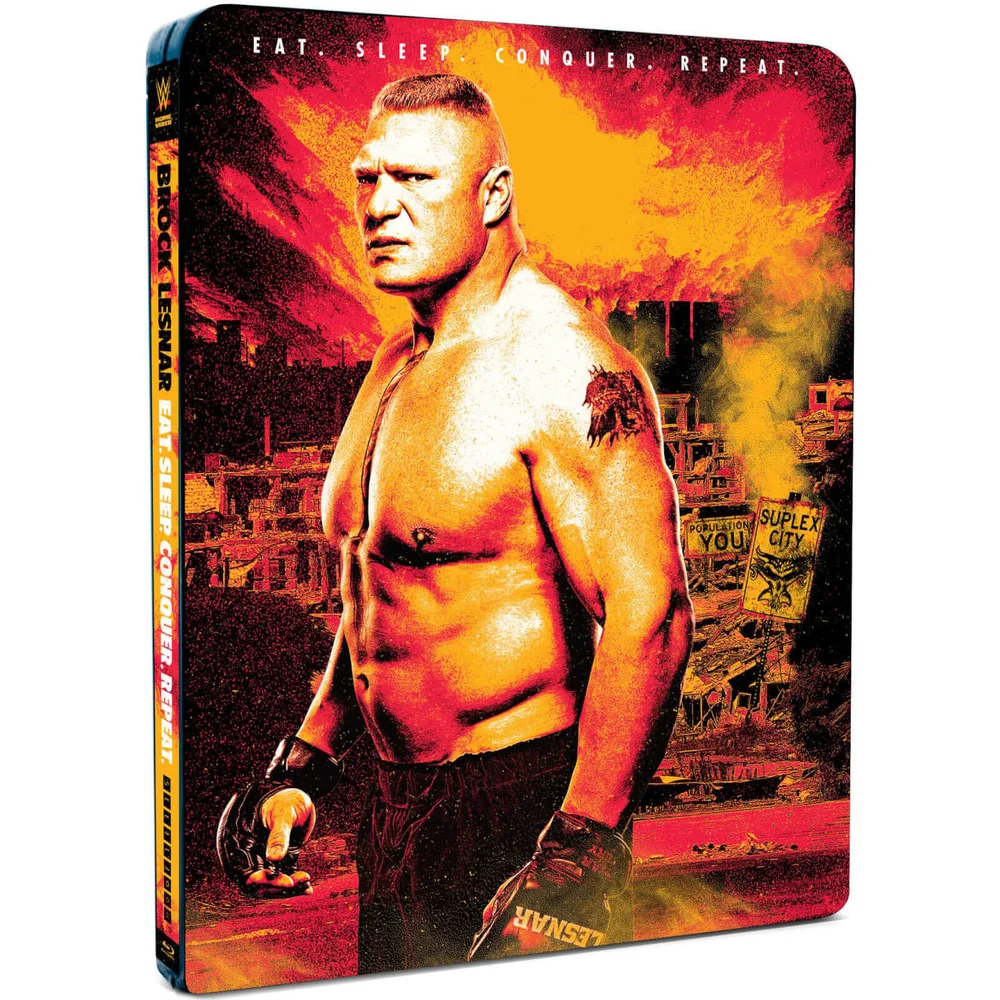 WWE: Brock Lesnar - Eat. Sleep. Conquer. Repeat. (Limited Edition Steelbook) (UK EDITION) Image 1