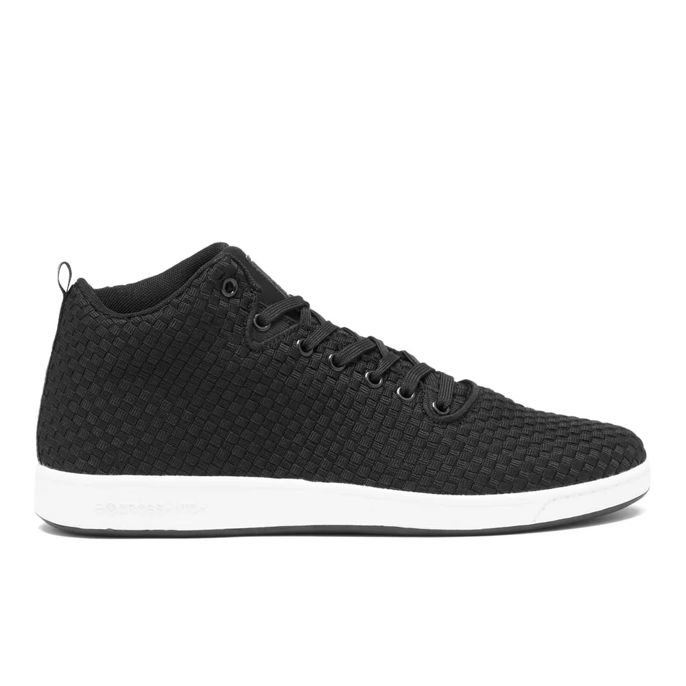 Crosshatch Men's Blythe High Top Trainers - Black - UK 7 - Black Image 1