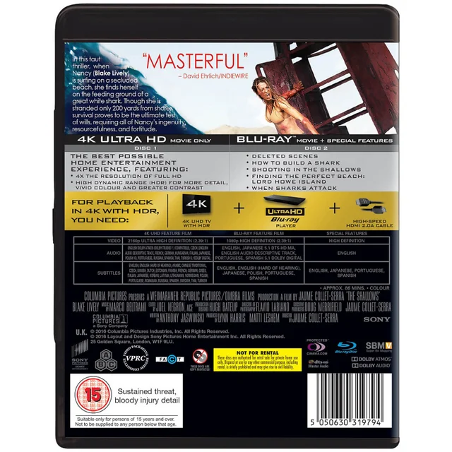 The Shallows - 4K Ultra HD