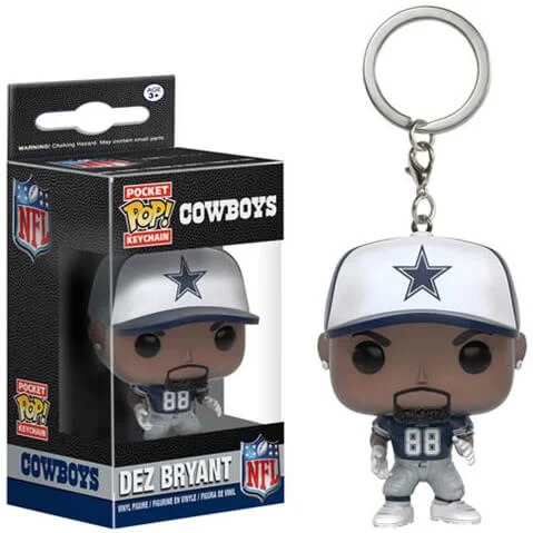 NFL Dez Bryant Pocket Pop! Vinyl Key Chain Image 1
