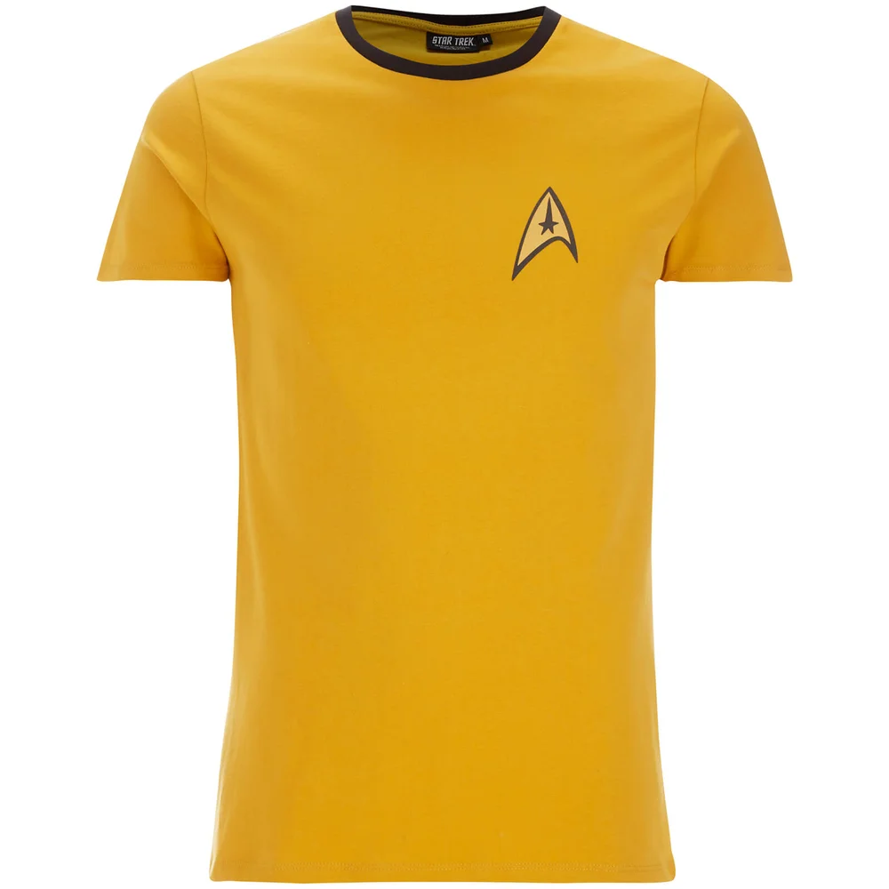 Star Trek Men's Engineer Uniform T-Shirt - Yellow - S - Yellow Image 1