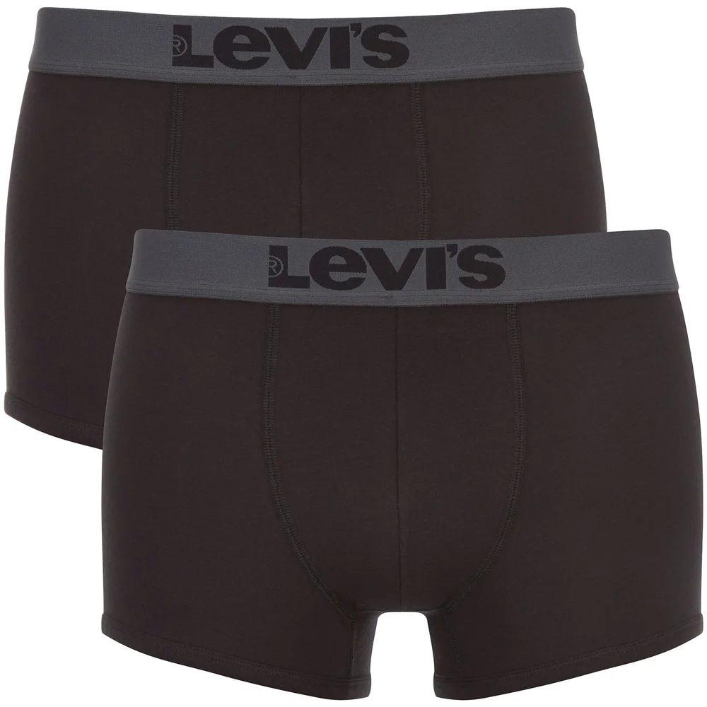 Levi's Men's 200SF 2-Pack Trunks - Jet Black - S - Black Image 1
