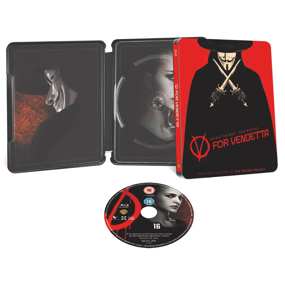 V For Vendetta - Zavvi UK Exclusive Limited Edition Steelbook Image 1