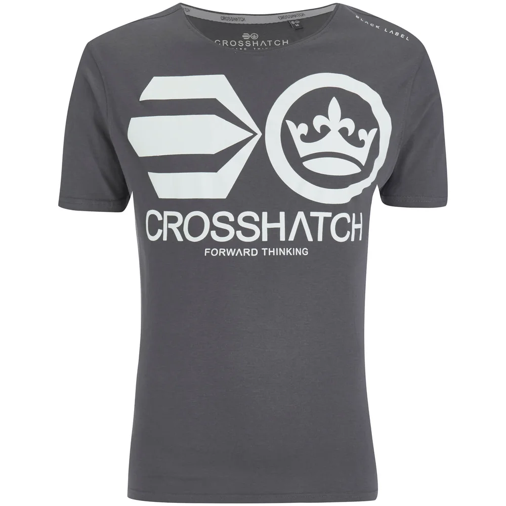Crosshatch Men's Jomei T-Shirt - Magnet - S - Grey Image 1