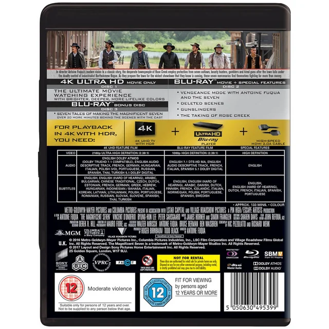 The Magnificent Seven - 4K Ultra HD