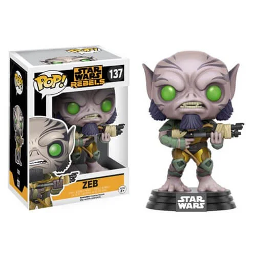 Star Wars Rebels Zeb Pop! Vinyl Bobble Head Image 1