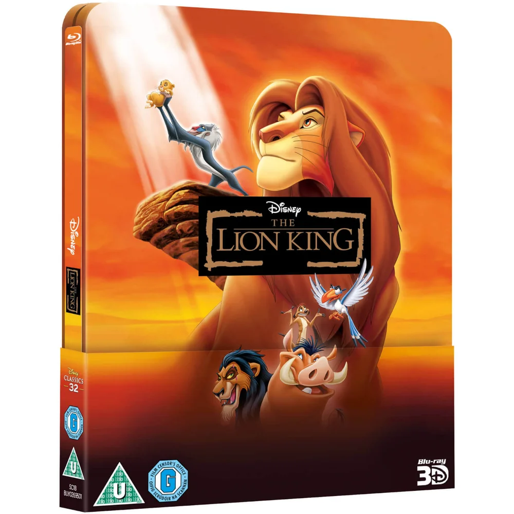 The Lion King 3D (Includes 2D Version) - Zavvi UK Exclusive Lenticular Edition Steelbook (The Disney Collection #32) Image 1