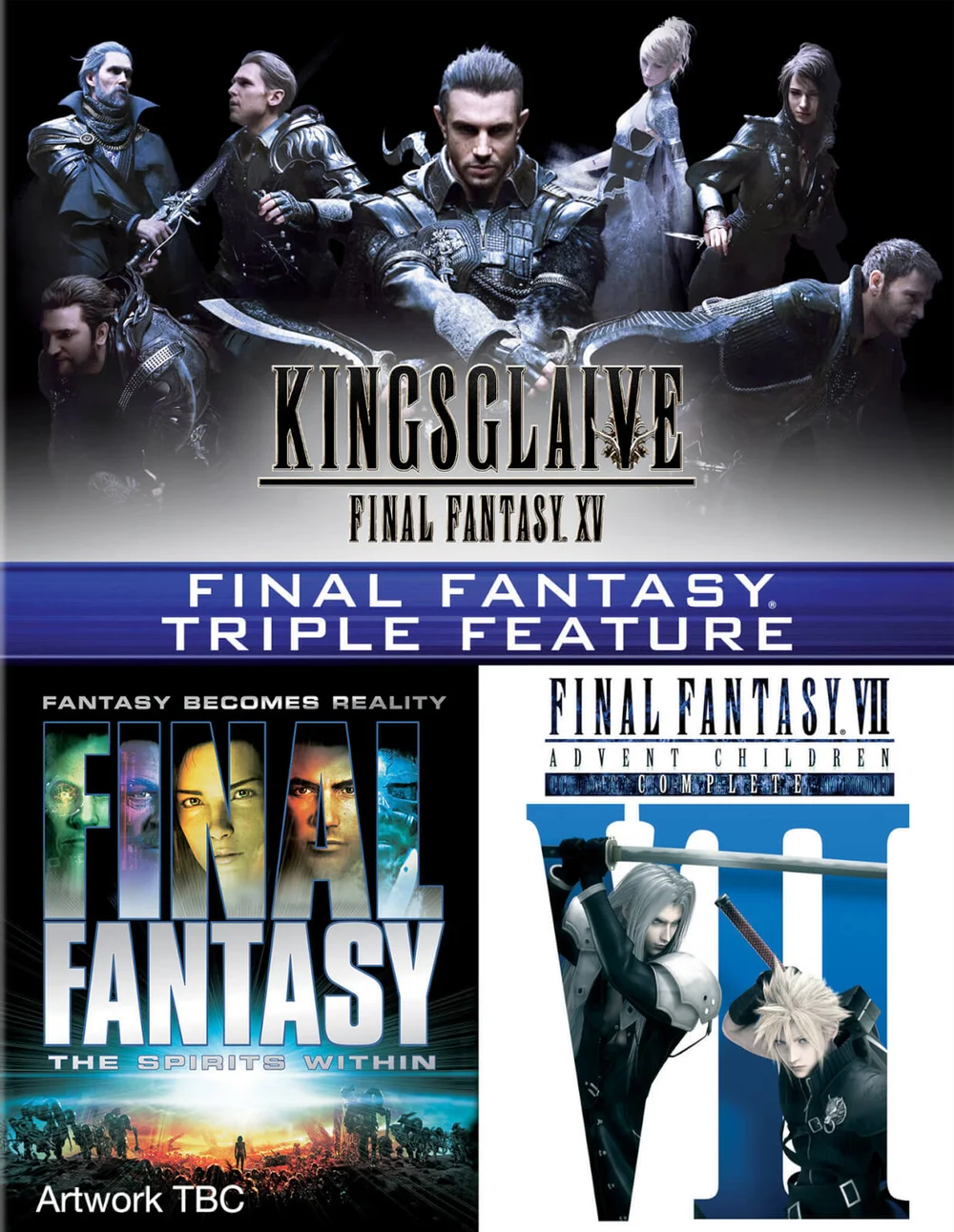 Final Fantasy Triple (Kingsglaive: Final Fantasy XV, Final Fantasy: The Spirits Within, Final Fantasy VII: Advent Children) Image 1