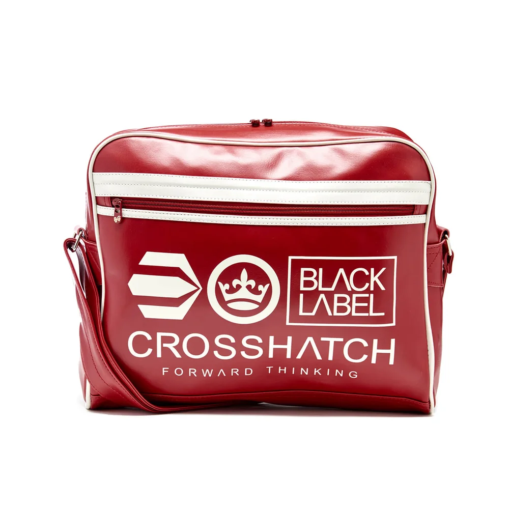 Crosshatch Oakbrook Shoulder Messenger Bag - Chilli Red Image 1