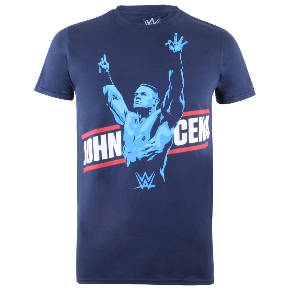 WWE Men's John Cena T-Shirt - Navy - S - Navy Image 1