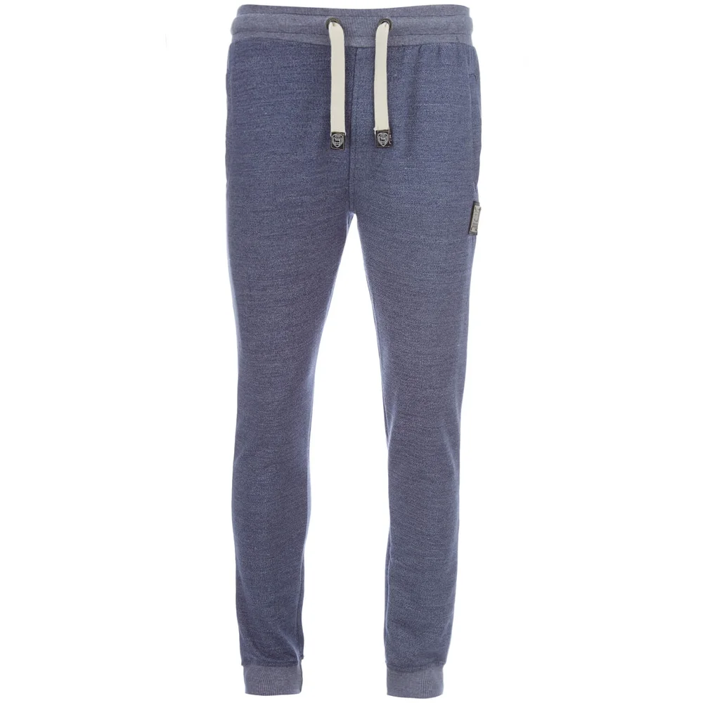 Smith & Jones Men's Southwell Joggers - Deep Blue Marl - S - Blue Image 1