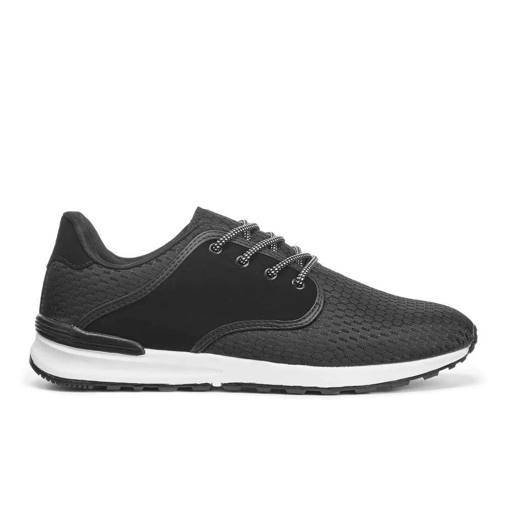 Brave Soul Men's Breckham Trainers - Black - UK 6 - Black Image 1